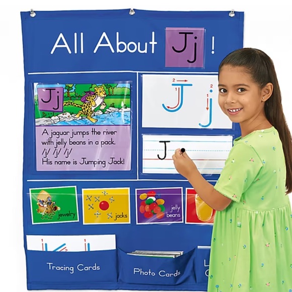 Lakeshore Toys Nwt Lakeshore All About Letters Pocket Chart Poshmark